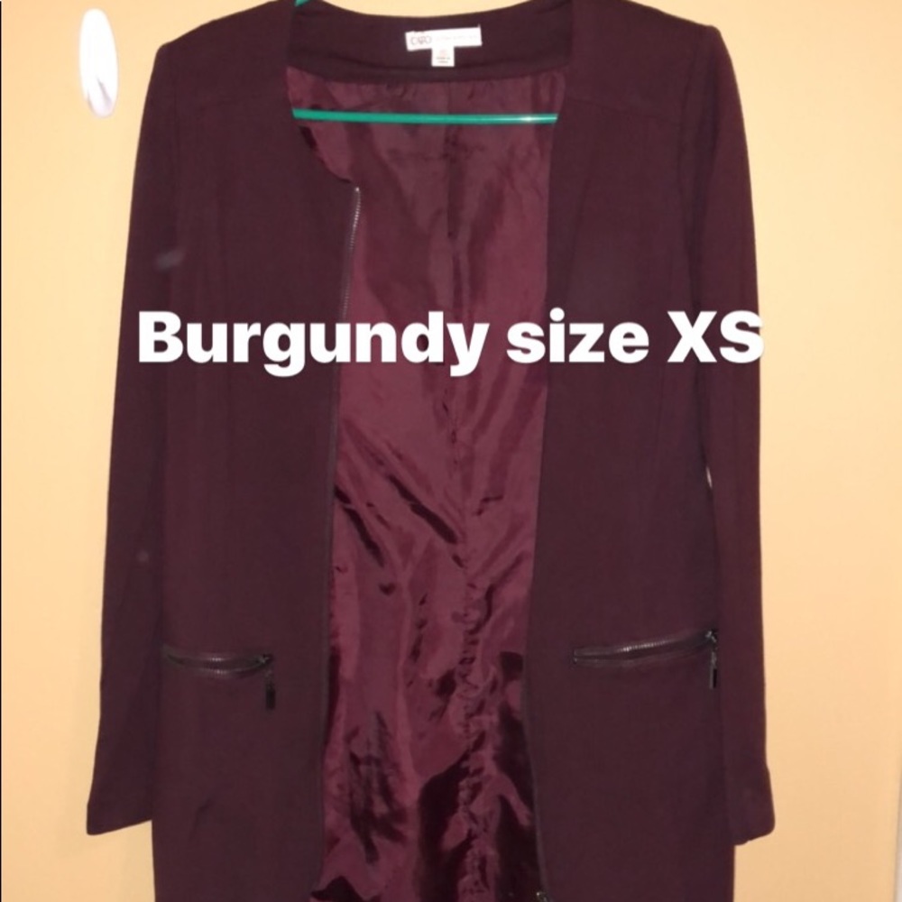 Burgundy Blazer/Jacket